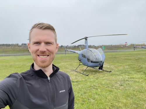 Nach dem ersten Flug